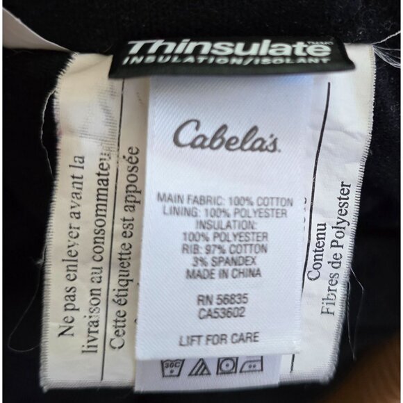 Cabelas XL Tan Hooded Canvas Jacket Workwear Chore coat outdoor rugged western - Picture 7 of 11